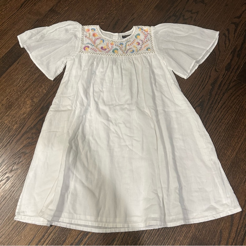 Girls Flutter sleeve dress